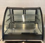 ثلاجة عرض زجاجية 2 أرفف - 130 لتر من بيوكيت - أسود