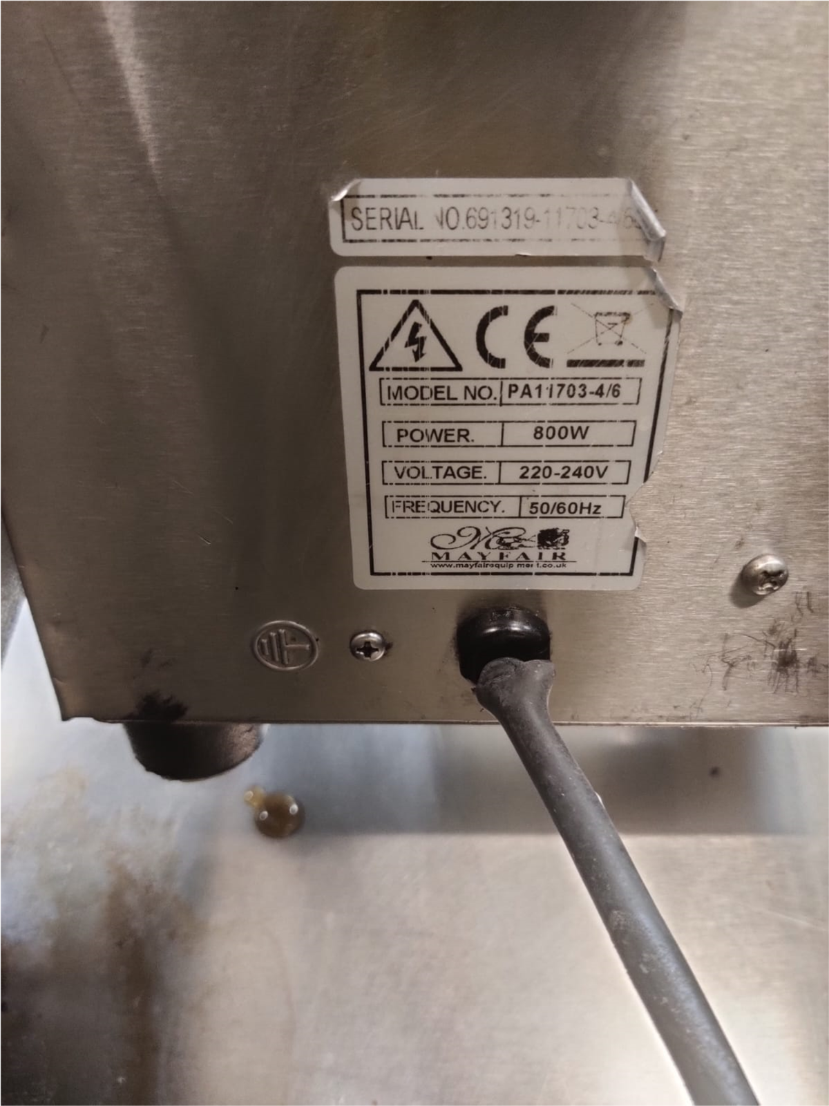 Stainless Steel Compact Warmer - 4 × 1/6 GN From MAYFAIR - Image 2